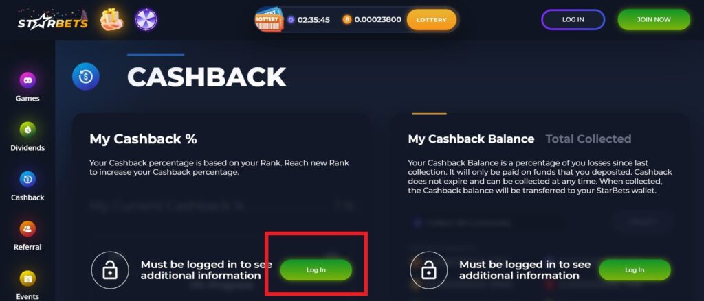 Starbets Online Crypto Casino Promotion