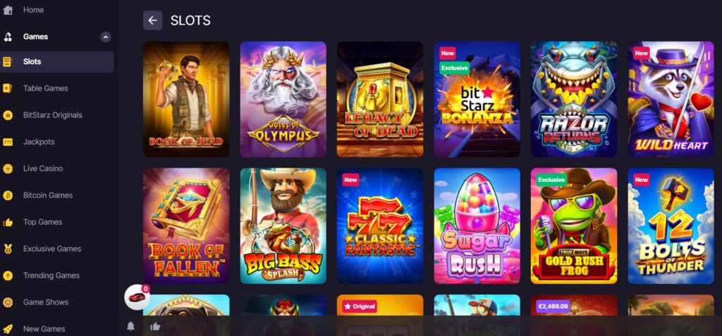 sitio web del casino bitstarz