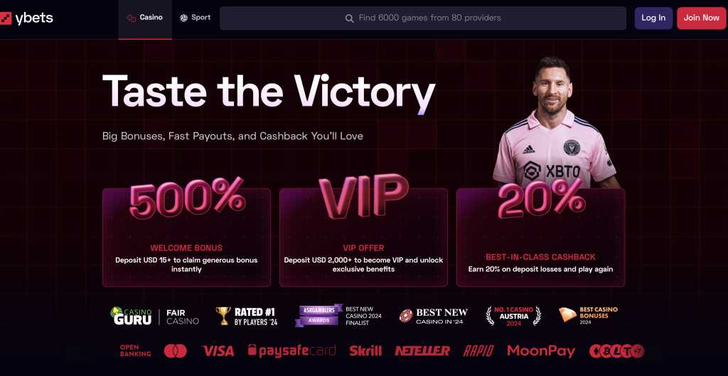 Ybets Crypto Casino Review 2025