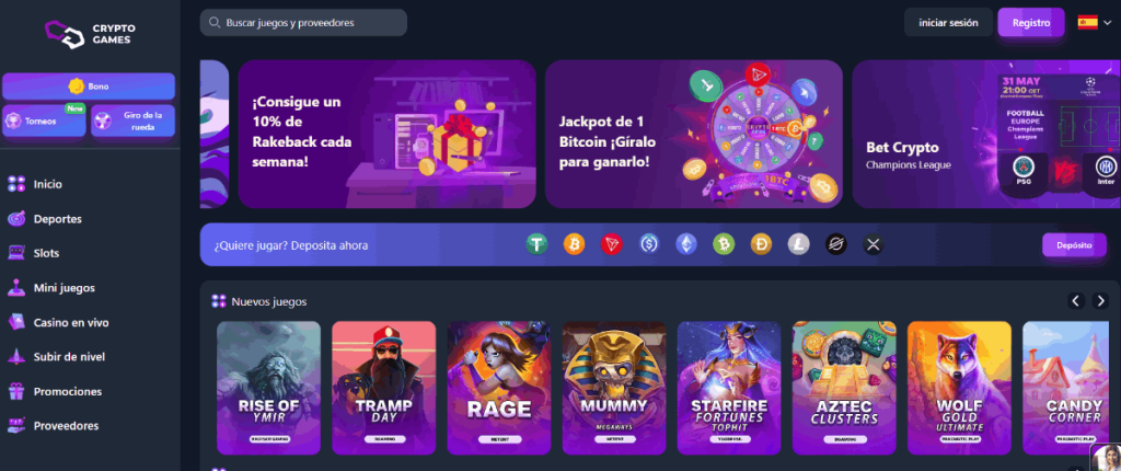 Crypto-games.io casino de bitcoin	
