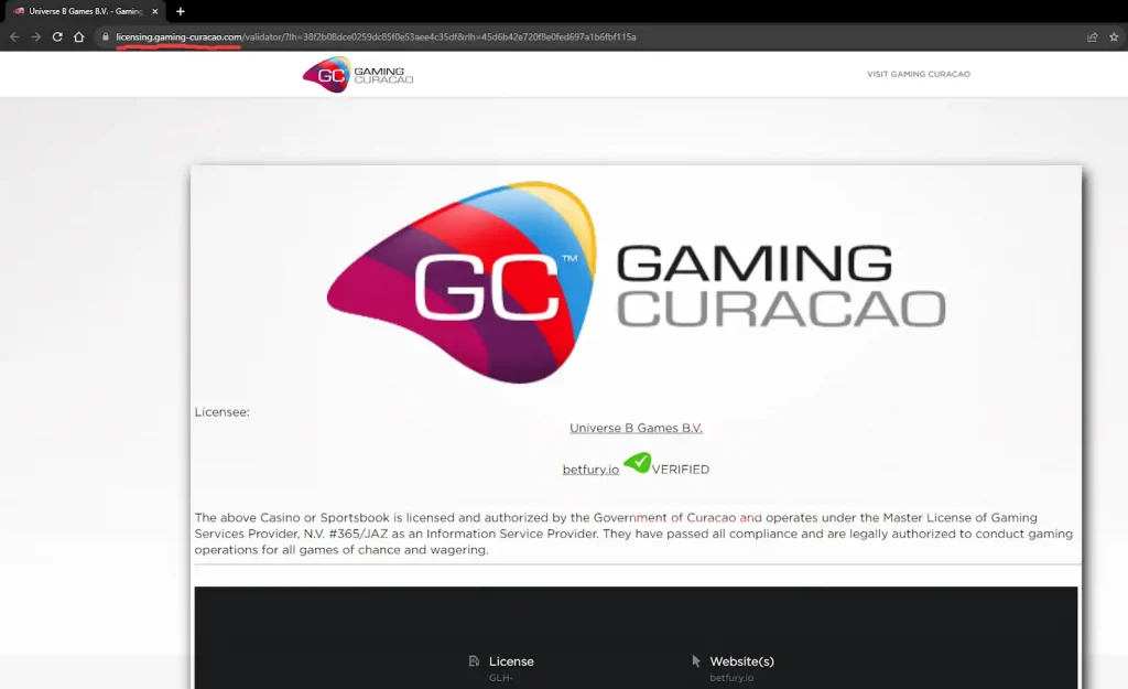 Crypto casino licence verification